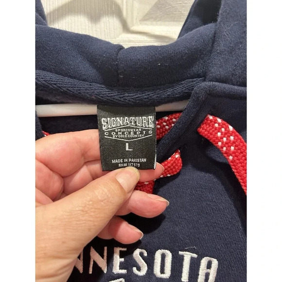 Minnesota State Fair Signature Blue Red Hooded Hoodie Sweatshirt Unisex Large - Picture 6 of 6